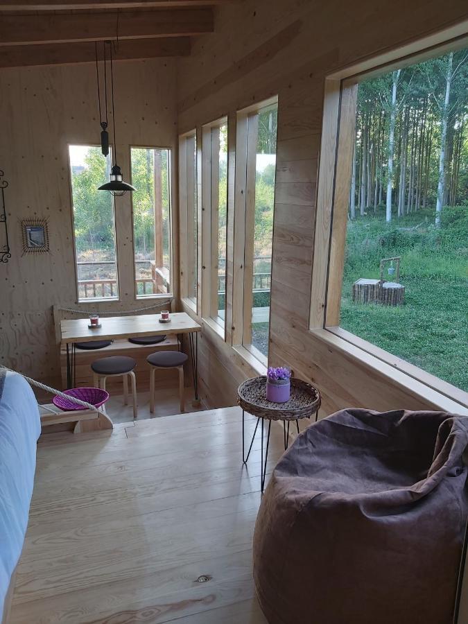 Bonita Cabana De Los Arboles En La Rioja , Durmiendo Entre Arboles Anguciana Extérieur photo